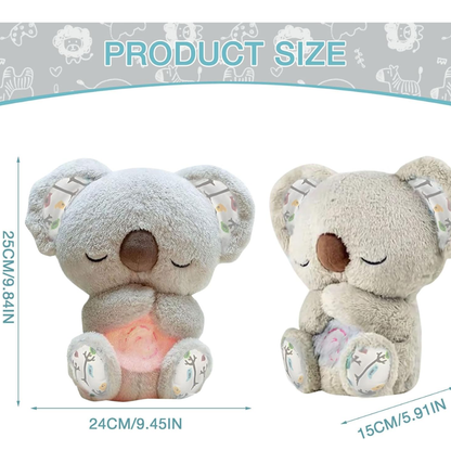 Peluche calmante que simula la respiración